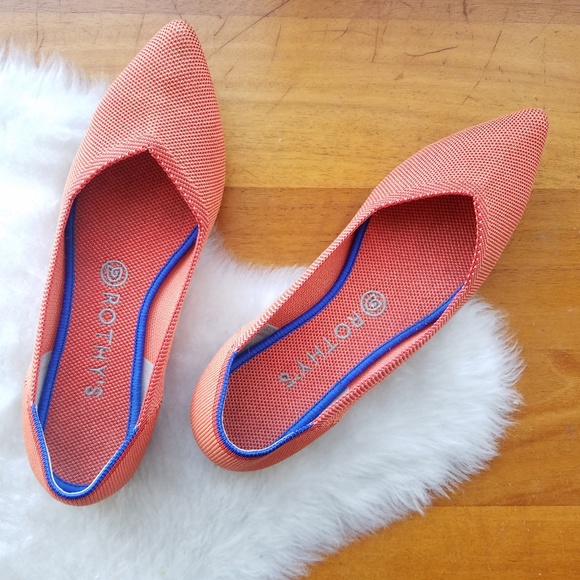 Rothys Retired Persimmon Points, Sz 9 - Picture 2 of 7